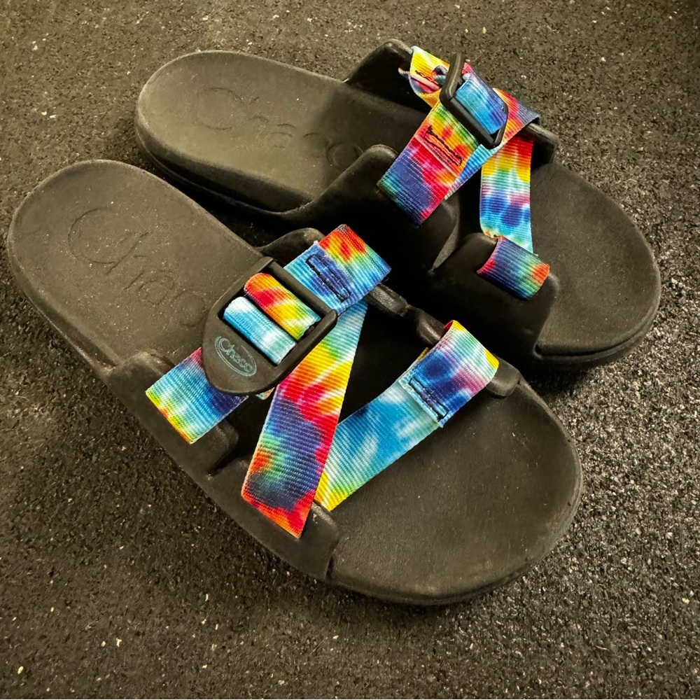 Chaco kids rainbow slides 2